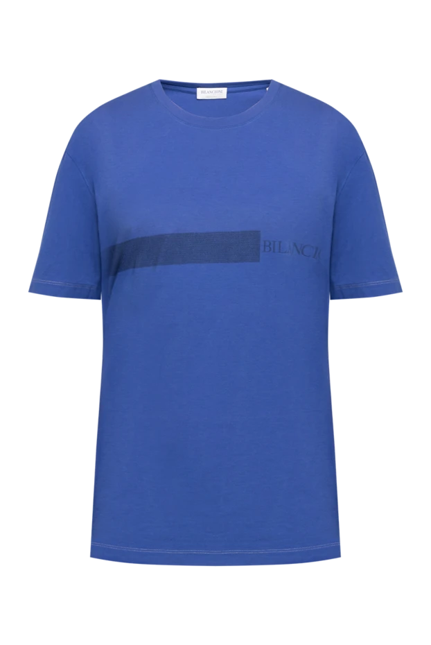 Bilancioni blue cotton t-shirt for men 196930 - photo 1