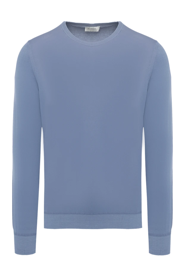 Bilancioni man blue cotton jumper for men buy with prices and photos 146798 - photo 1