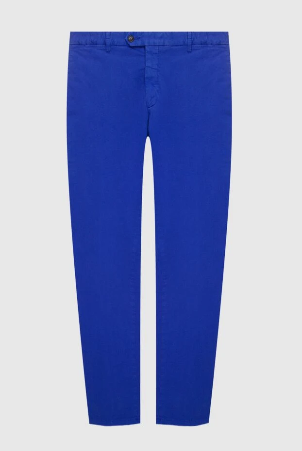 Bilancioni мужские брюки из хлопка синие мужские купить с ценами и фото 146819 - фото 1