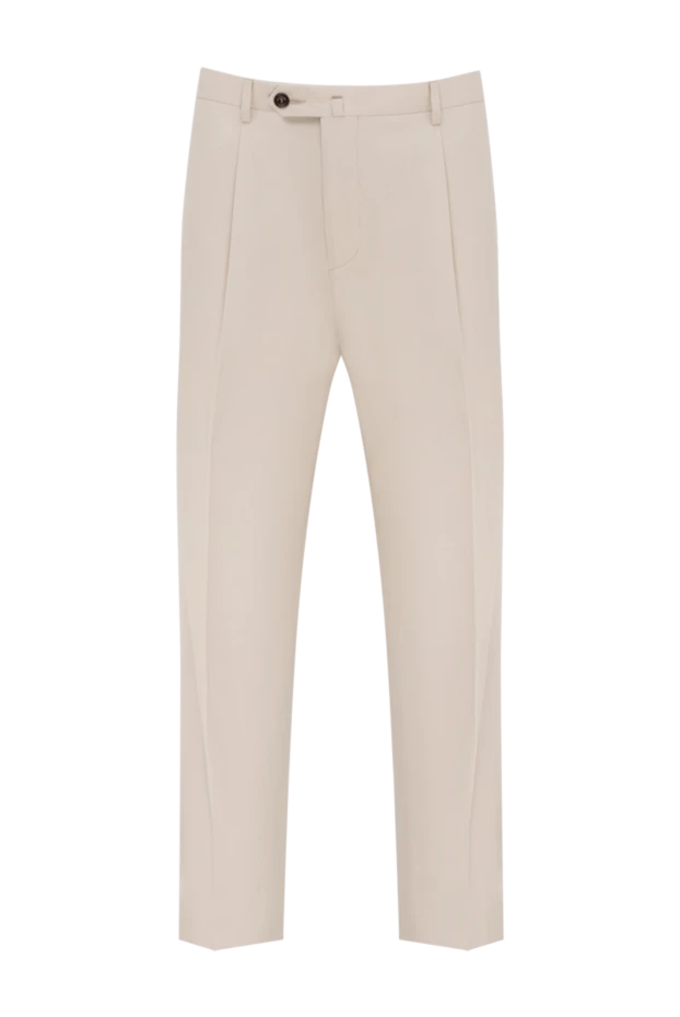 Bilancioni man beige cotton trousers for men buy with prices and photos 146823 - photo 1