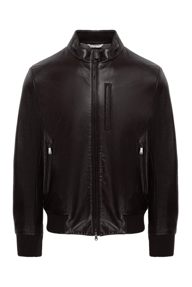 Bilancioni man brown leather jacket for men 146827 - photo 1