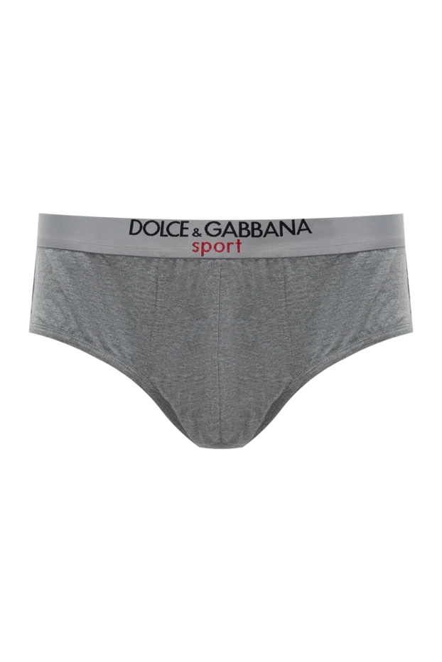 Dolce & Gabbana man men's gray cotton briefs buy with prices and photos 146924 - photo 1