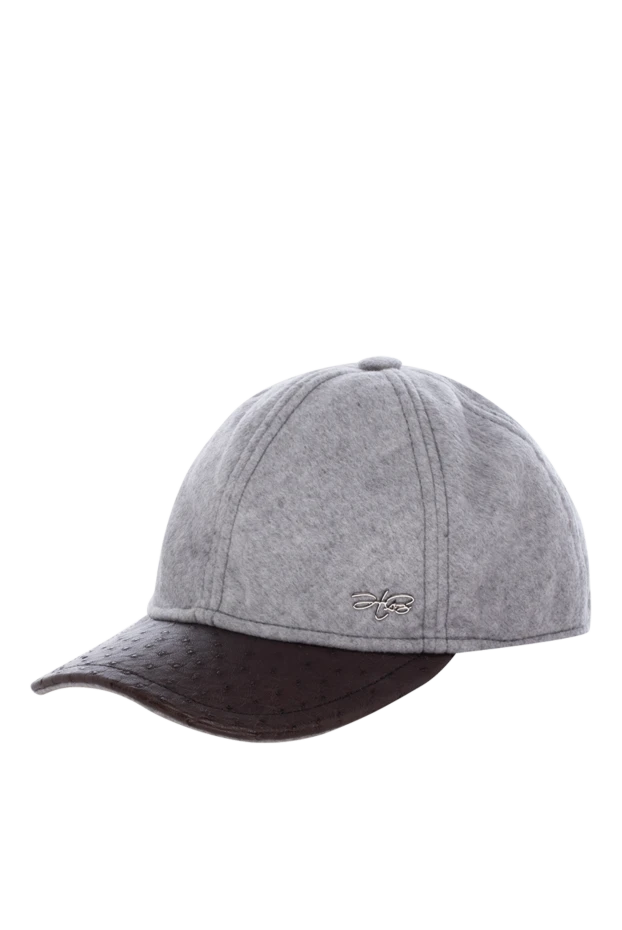 Gucci man men's gray polyester cap 180822 - photo 3