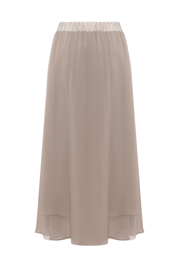 Peserico woman beige polyester skirt for women 146968 - photo 1