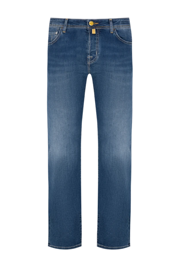 Jacob Cohen мужские джинсы из хлопка и полиэстера синие мужские купить с ценами и фото 146992 - фото 1