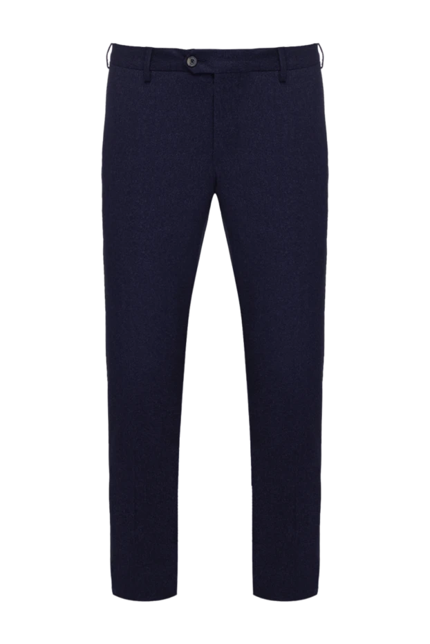 Cesare di Napoli blue wool pants for men 147006 - photo 1