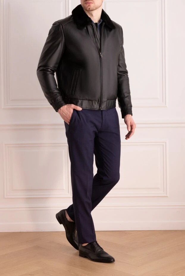 Torras мужские куртка кожаная черная мужская купить с ценами и фото 147013 - фото 2