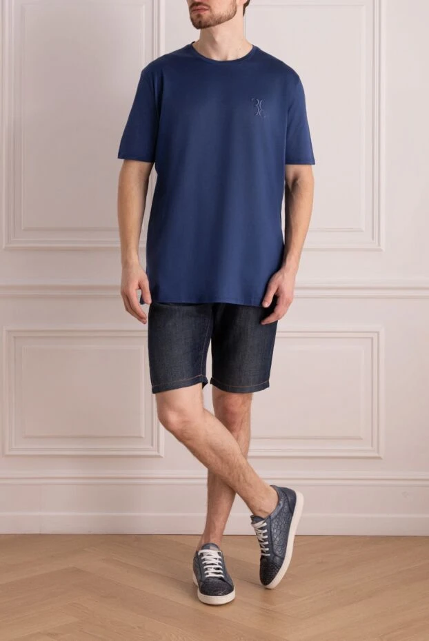 Corneliani man shorts blue for men buy with prices and photos 147018 - photo 2