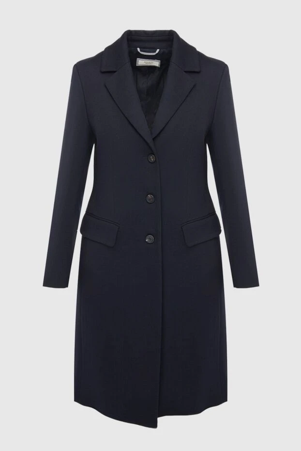 Peserico жіночі пальто з вовни та еластану чорне жіноче купити фото з цінами 147105 - фото 1