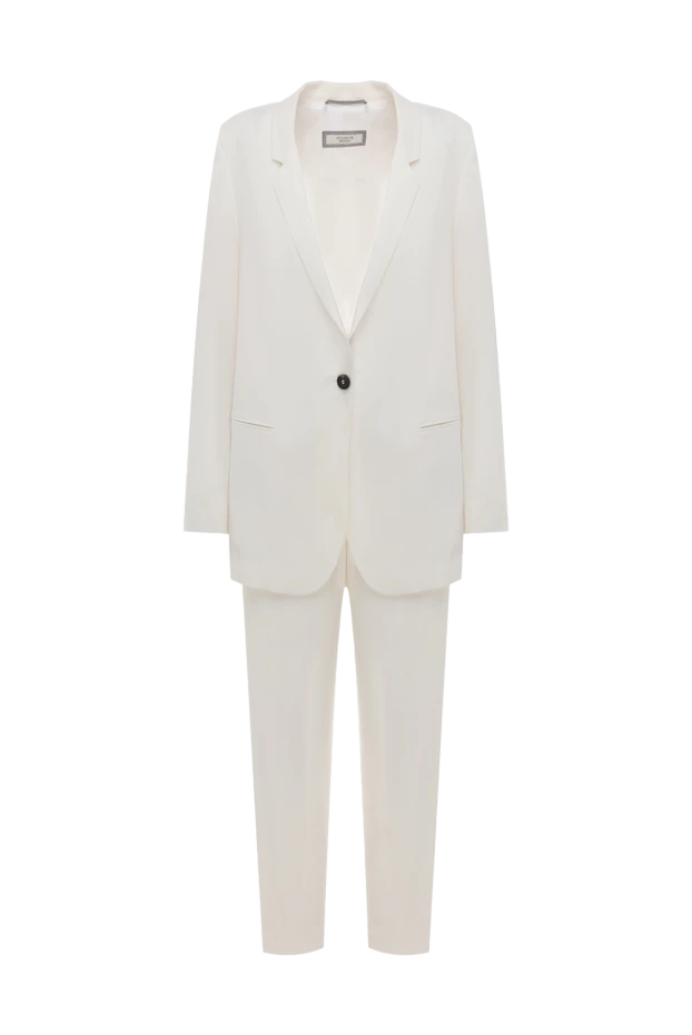 Peserico woman women's white trouser suit 147125 - photo 1