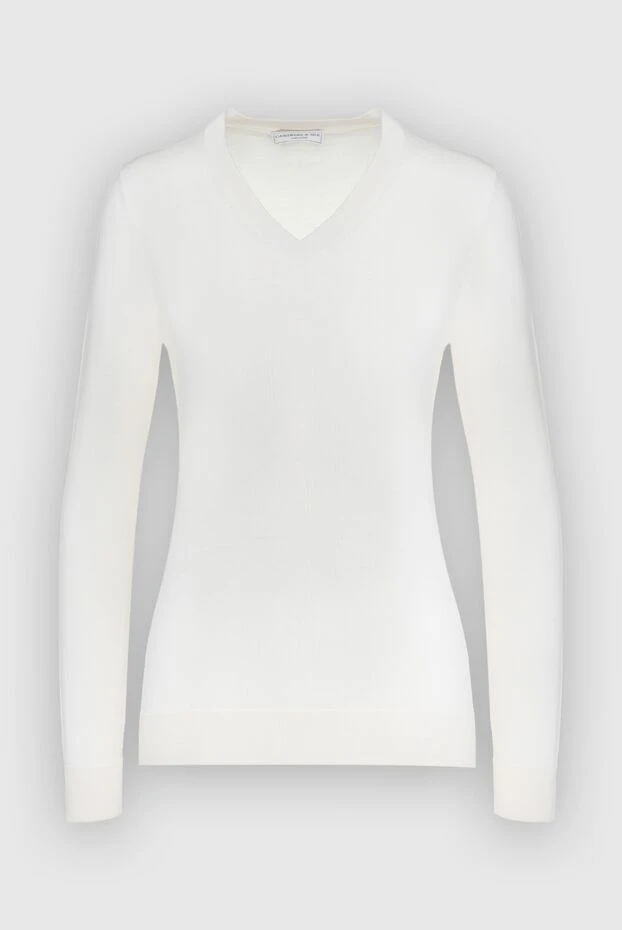 Cashmere & Silk Milano жіночі джемпер білий жіночий купити фото з цінами 147158 - фото 1