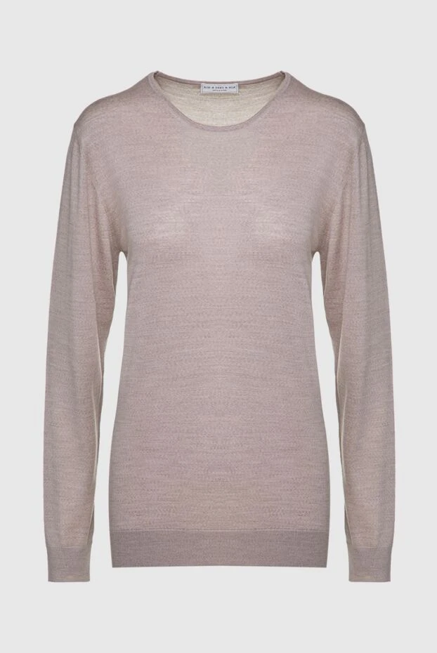 Cashmere & Silk Milano woman beige wool jumper for women buy with prices and photos 147171 - photo 1