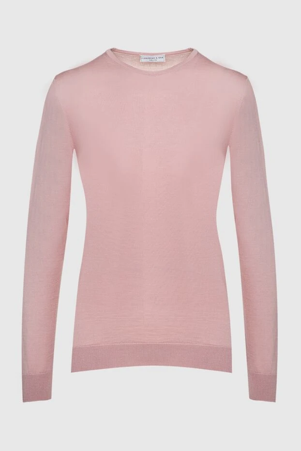Cashmere & Silk Milano жіночі джемпер з вовни рожевий жіночий купити фото з цінами 147173 - фото 1