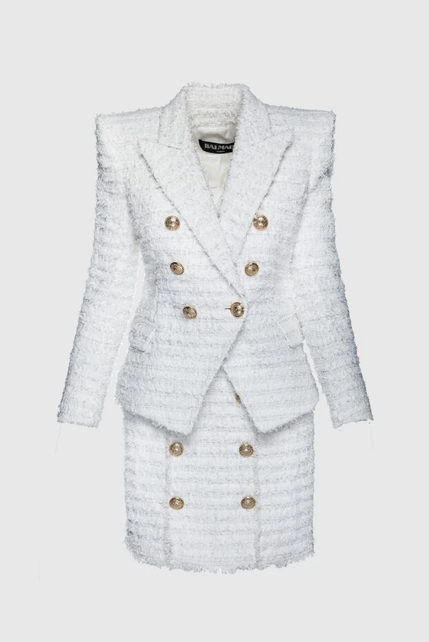 Balmain white women's suit with skirt 147194 - photo 1