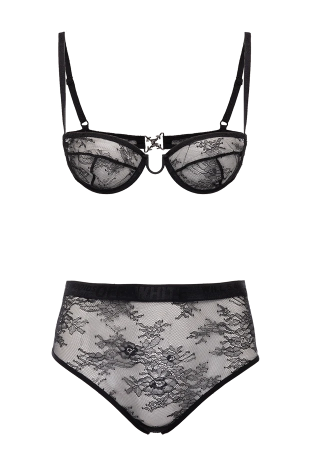 Off-White women's lace lingerie set, black 147259 - photo 1