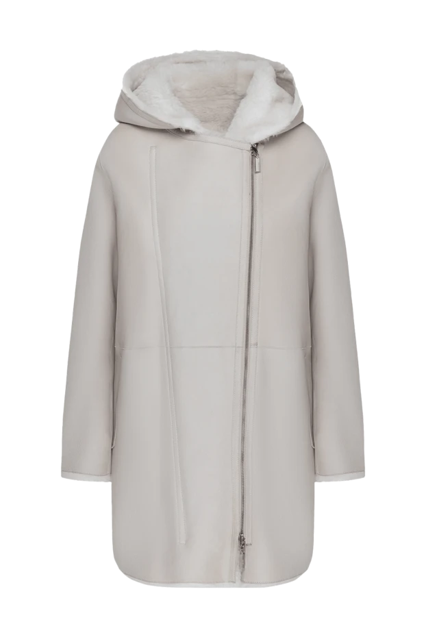 Max&Moi woman women's white sheepskin coat made of natural fur buy with prices and photos 147278 - photo 1