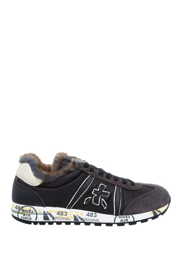 Premiata man black leather sneakers for men buy with prices and photos 147349 - photo 1