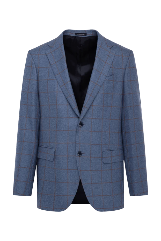 Sartoria Latorre мужские пиджак из шерсти голубой мужской купить с ценами и фото 147416 - фото 1