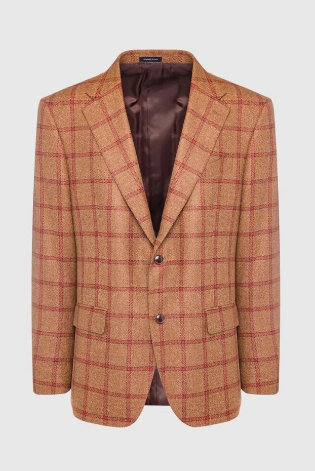 Sartoria Latorre мужские пиджак из шерсти и кашемира бежевый мужской купить с ценами и фото 147417 - фото 1