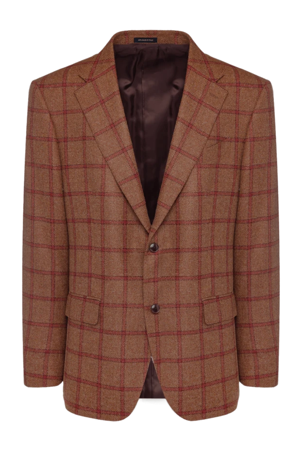 Sartoria Latorre beige wool and cashmere jacket for men 147417 - photo 1