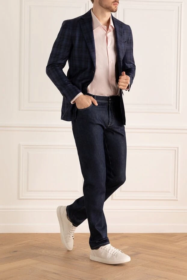 Lubiam man blue wool jacket for men buy with prices and photos 147459 - photo 2