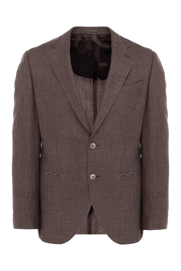Lubiam мужские пиджак коричневый мужской купить с ценами и фото 147468 - фото 1