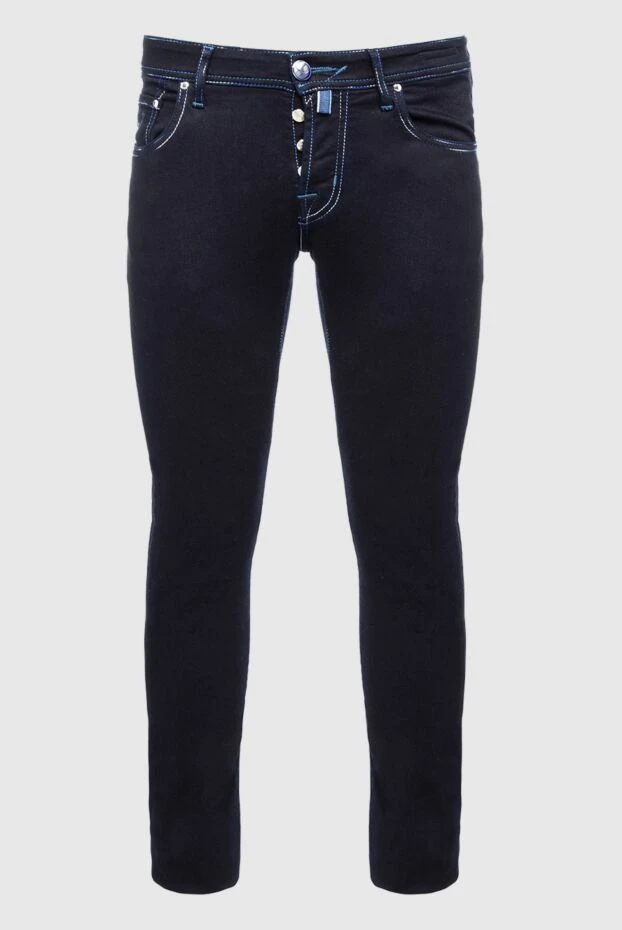 Jacob Cohen мужские джинсы из текстиля синие мужские купить с ценами и фото 147522 - фото 1