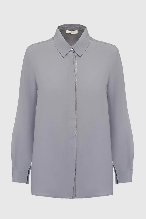 Panicale женские блуза из ацетата и шелка серая женская купить с ценами и фото 147524 - фото 1