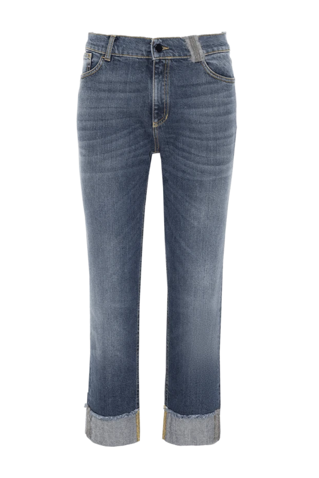 Panicale woman blue cotton jeans for women 147527 - photo 1