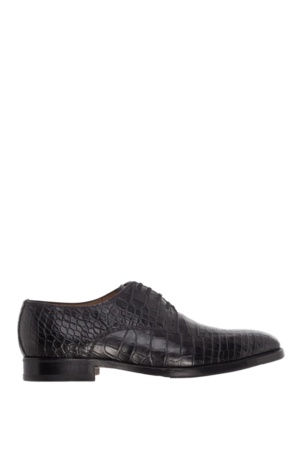 Cesare di Napoli мужские туфли мужские из кожи аллигатора черные купить с ценами и фото 147545 - фото 1