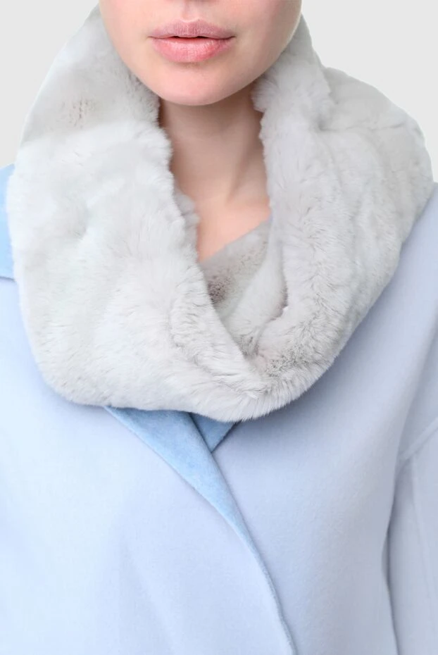 D.Exterior woman gray fur scarf for women buy with prices and photos 147624 - photo 2