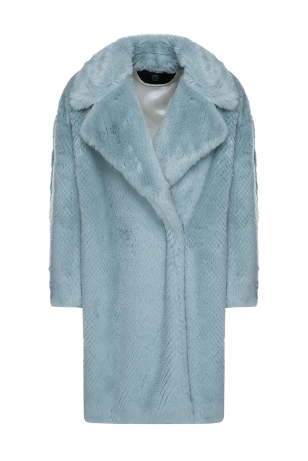 Il Cappottino blue acrylic and polyester fur coat for women 147626 - photo 1