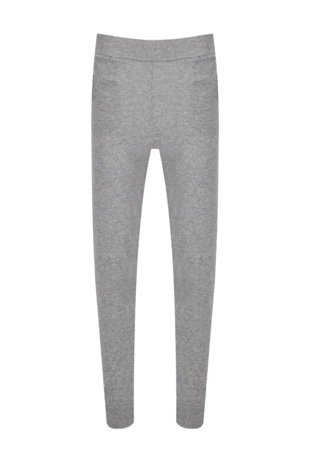 Women's cashmere pants gray