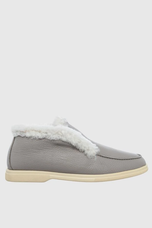 Andrea Ventura woman gray suede and fur deserts for women buy with prices and photos 147702 - photo 1