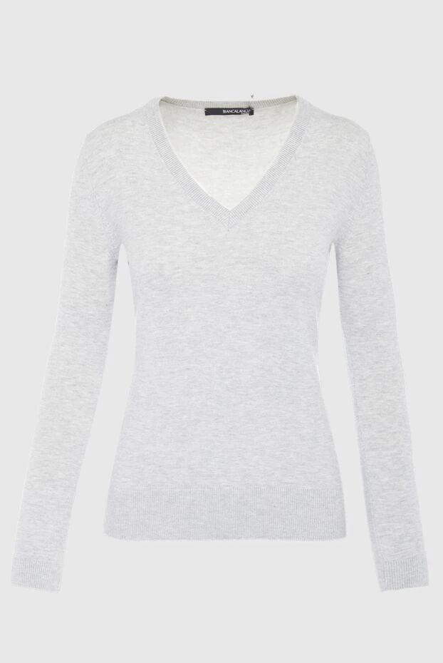 Biancalancia woman gray nylon and viscose jumper for women buy with prices and photos 147711 - photo 1