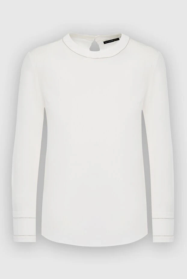 Biancalancia женские блуза из шелка белая женская купить с ценами и фото 147713 - фото 1
