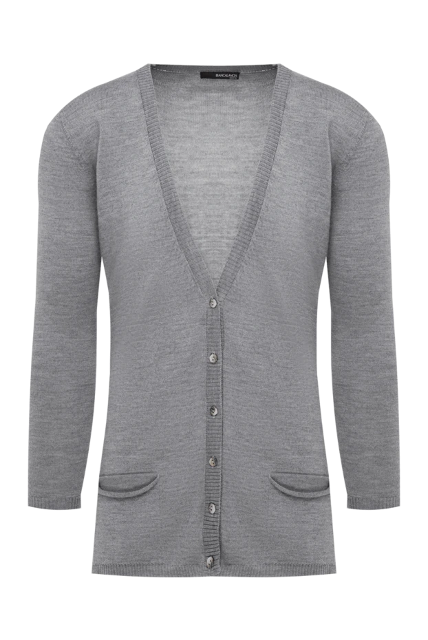Biancalancia woman gray woolen cardigan for women buy with prices and photos 147722 - photo 1
