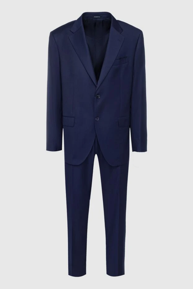Sartoria Latorre мужские костюм мужской из шерсти синий купить с ценами и фото 147744 - фото 1