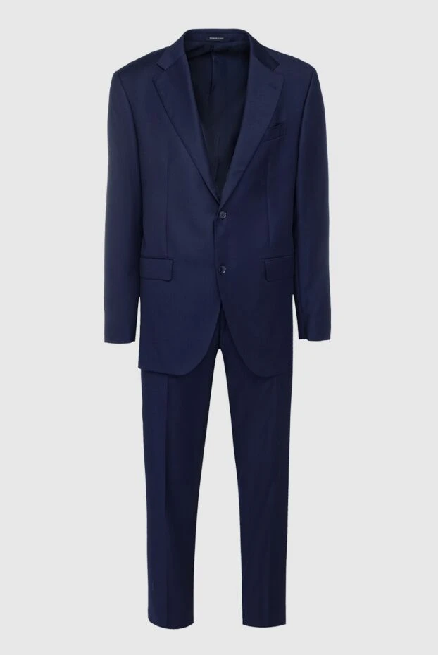 Sartoria Latorre мужские костюм мужской из шерсти синий купить с ценами и фото 147745 - фото 1