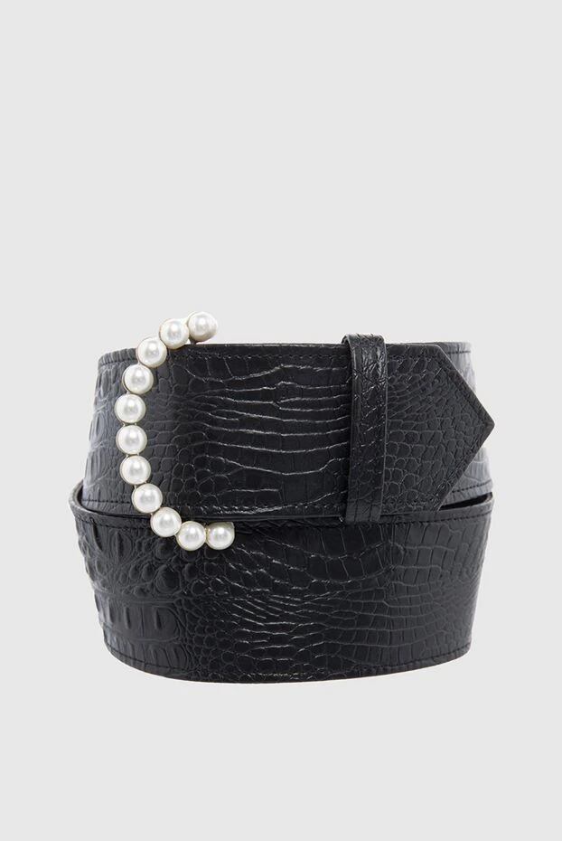 Giuseppe Di Morabito woman black leather belt for women buy with prices and photos 147777 - photo 1
