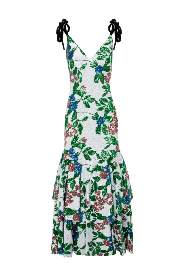 Giuseppe Di Morabito женские платье из полиэстера зеленое женское купить с ценами и фото 147780 - фото 1