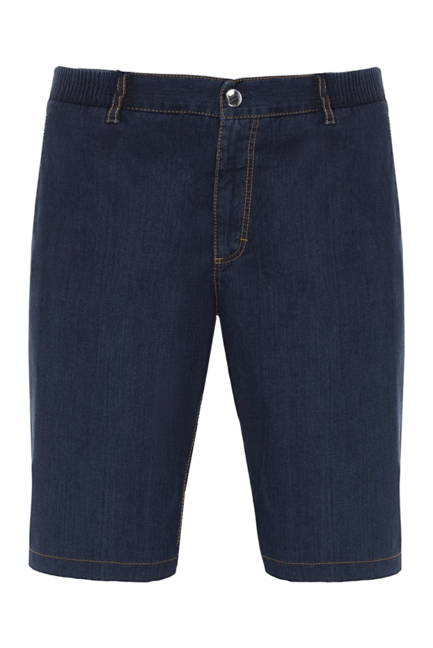 Zilli мужские шорты из хлопка синие мужские купить с ценами и фото 147964 - фото 1