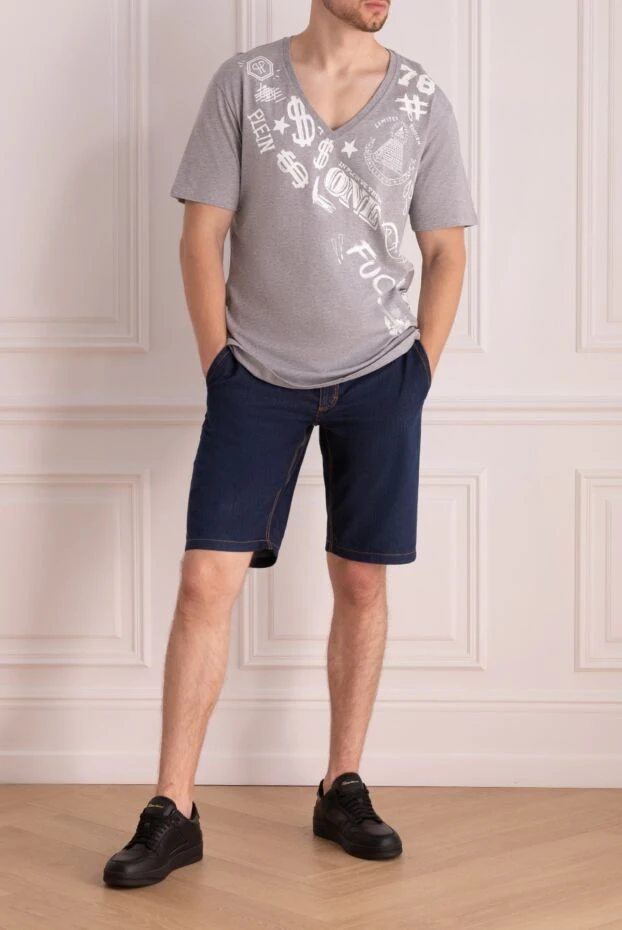 Zilli man blue cotton shorts for men buy with prices and photos 147964 - photo 2