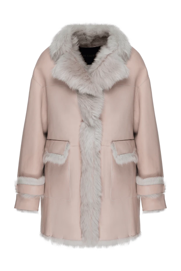 Blancha woman women's pink natural fur coat buy with prices and photos 147972 - photo 1