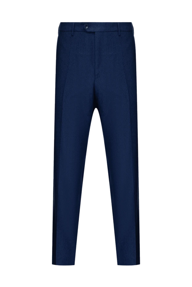 Sartoria Latorre man men's blue wool trousers buy with prices and photos 147997 - photo 1