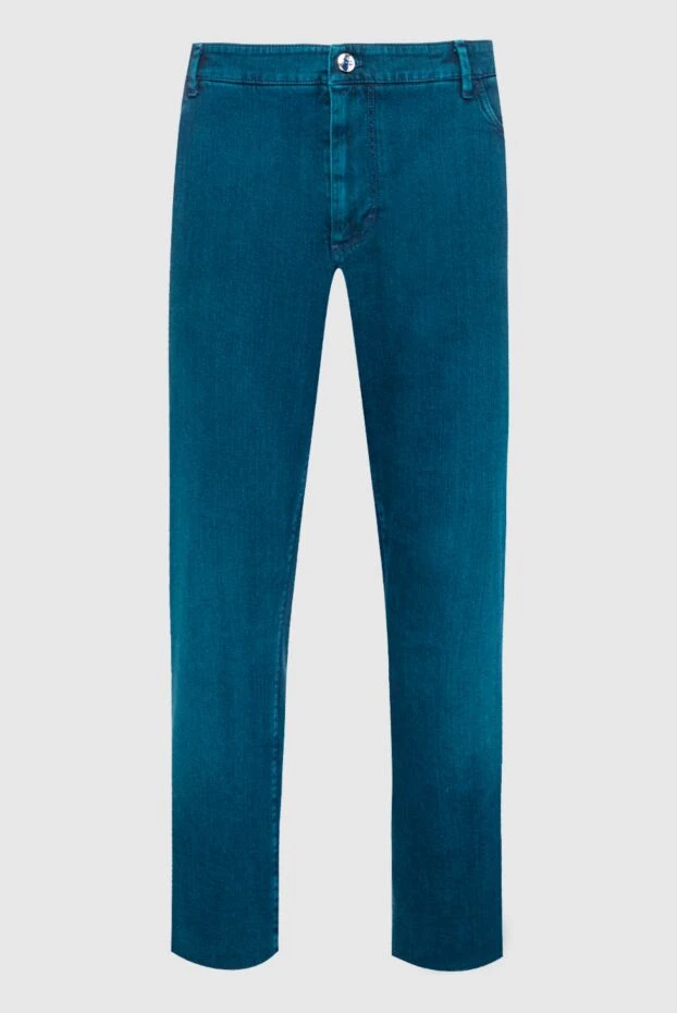Zilli мужские джинсы из хлопка синие мужские купить с ценами и фото 148152 - фото 1