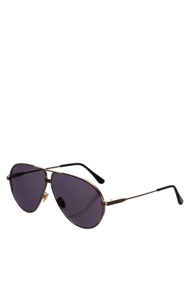 Tom Ford мужские очки солнцезащитные из металла и пластика коричневые мужские купить с ценами и фото 148174 - фото 2