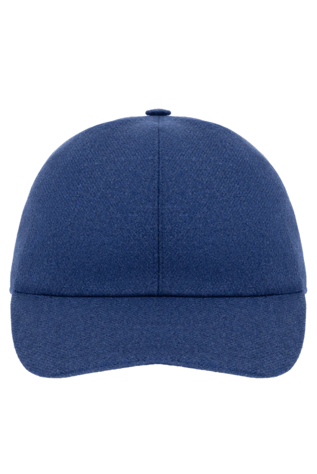 Enrico Mandelli man blue wool and cashmere cap for men buy with prices and photos 148188 - photo 1