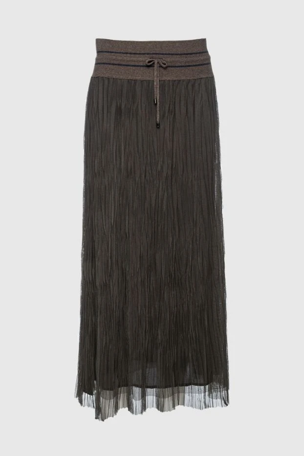 Tonet brown polyester skirt for women 148242 - photo 1