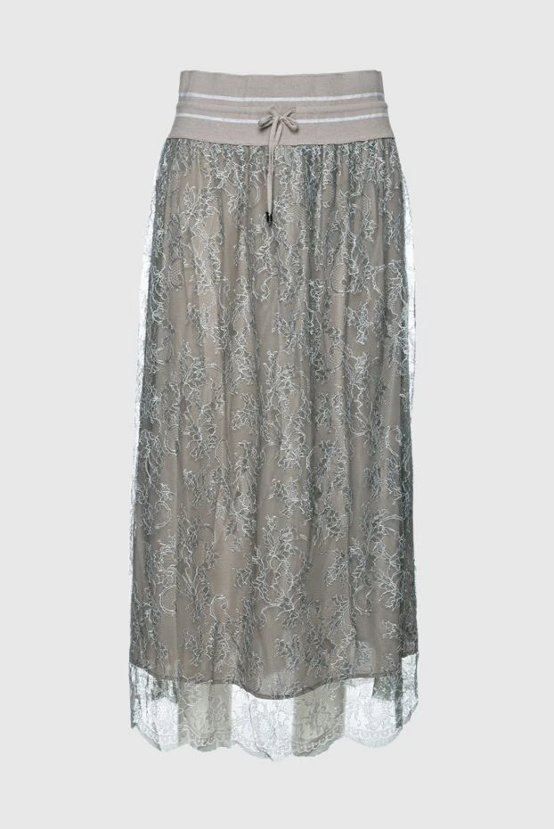 Tonet женские юбка из вискозы и полиамида зеленая женская купить с ценами и фото 148245 - фото 1